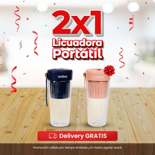 2x1 Licuadora portátil